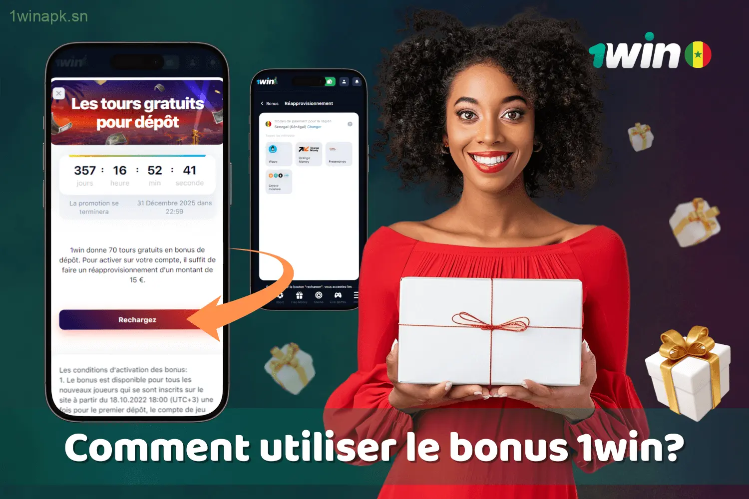 Guide pratique pour exploiter votre bonus 1win au Sénégal.