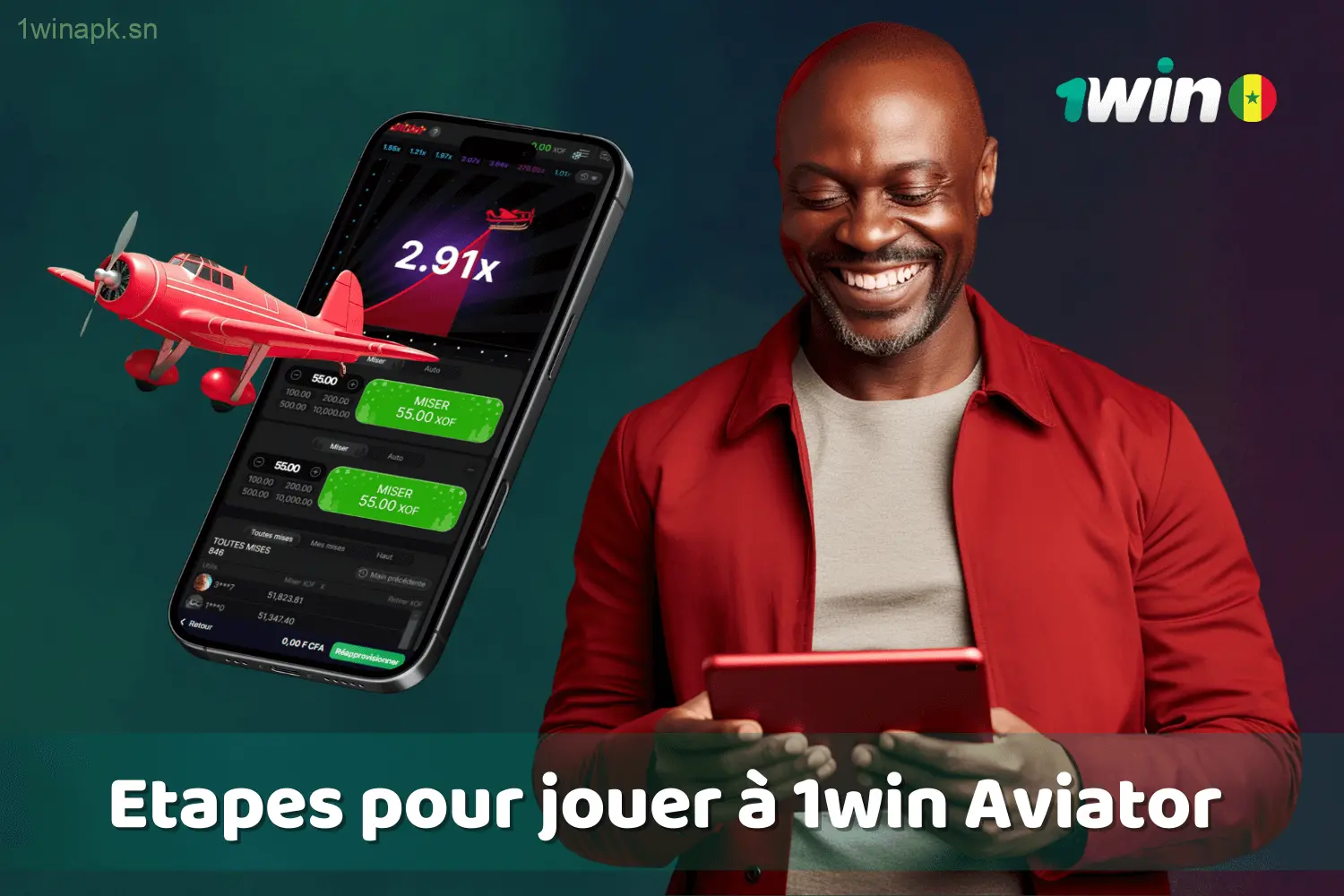 Un guide complet pour jouer à 1win Aviator au Sénégal.