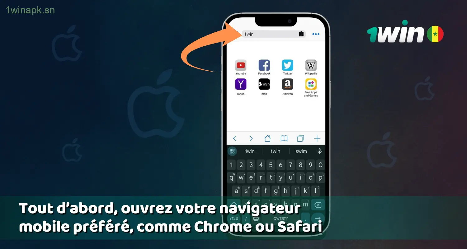 Appareils iOS compatibles avec l'application mobile 1win au Sénégal.
