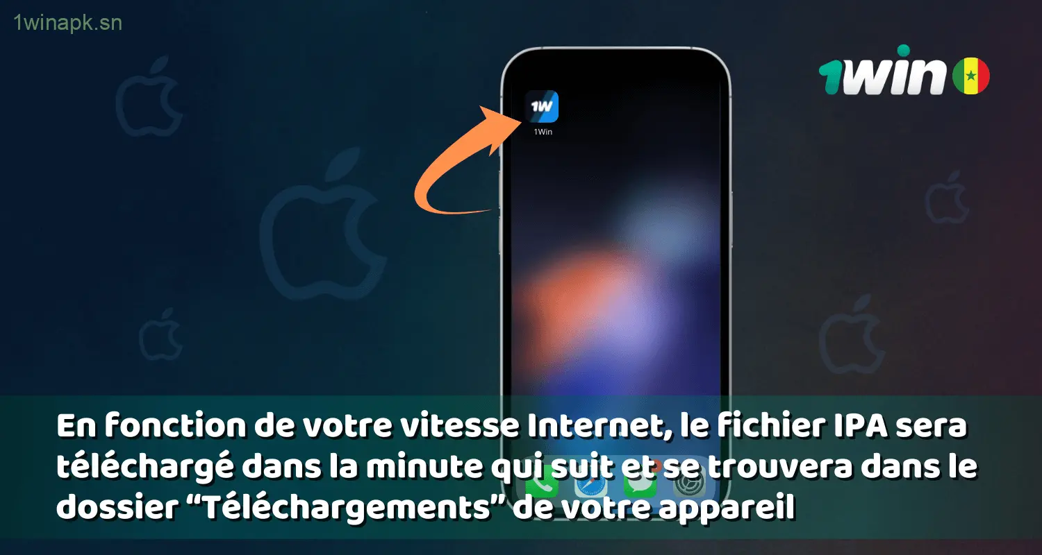 Placez rapidement un pari grâce à l'application 1win Sénégal.